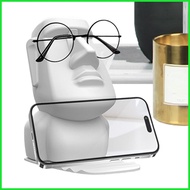 Easter Island Head Statue Easter Island Head Eyeglass Holder Stand Eyewear Display Home Table Orname