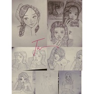 Commission Art | Manual DRAWINGJasa | Costume Art | Fanart | Anime Art | Chibi Art | Manhwa Art