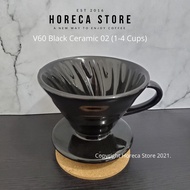 V60 Pour Over Black Ceramic 01 And 02. V60 Ceramic - 02 1-4 cups