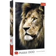 Lions Portrait 1500 Piece Jigsaw Puzzle Red 33"x23" Print, DIY Puzzle, Creative Fun, Classic Puzzle