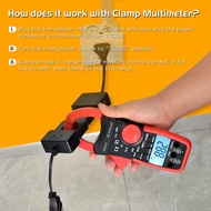 7400A Line Splitter - 15A Max AC Voltage/Current Measurement, Clamp Ammeter Accessory for Insulated 