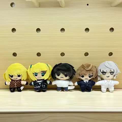9cm Anime DEATH NOTE Yagami Light Amane Misa Cosplay Anime Plush Pendant Keyrings Accessories Key Ch