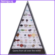 kevvga Crystal Chakra Stones Geology Kit Agate Specimen Decor Mineral Sample Decorate Natural Child DIY Terrarium Supplies Vase Fillers