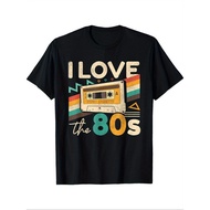 Best Choice Local Retro 80S T-Shirt - I The 80'S Cassette Tape Graphic Tee - Featuring A Vibrant 80S