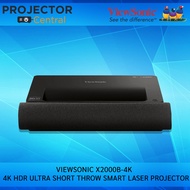VIEWSONIC X2000B-4K | 4K HDR ULTRA SHORT THROW SMART LASER PROJECTOR