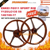 ENKEI FG511 SPORT RIM Y125 Y125Z Y125ZR LC135 5S LC135 DISC RCB MAGIC BOY KING DRAG HYLOS (FREE TSHI