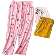 NEW ARRIVAL COD Pajama Cartoon Print Sleepwear for ladies Cotton Pajama For Women Sleepwear adult girls(size: 25-30)RANDOM COLOR