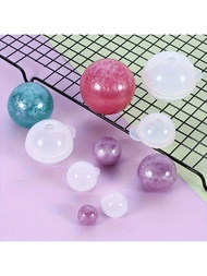 1pc/5pcs-Epoxy Ball, Planet Silicone Mold, DIY Handmade Jewelry, Sphere Dried Flower, High Mirror He