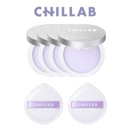 Chillab Set: 4Pcs Lavender Matte Powder & 2Pcs Max Cloudy Puff