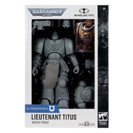 McFARLANE 麥法蘭 戰鎚 40K WV10中尉 泰特斯 太空海軍陸戰隊 灰板 7吋  1盒