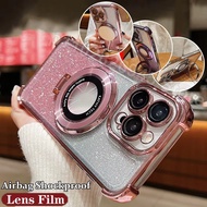 Case Oppo Reno 12 11 10 9 8 7 6 5 Pro 5K 8T 11F 12F A17 A15 A15S A16 A35 Gradient Glitter Magnetic B