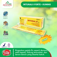 INTUNAL - FORTE CAPLET (YELLOW) Strip @ 10 Caplets - Relieves Flu Symptoms - Headache - Fever & Coug