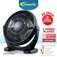 PowerPac Air Circulator Fan, High Velocity Fan, Desk Fan 20 inch (PPP2820)