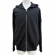 สภาพดีเยี่ยม▼STONE ISLAND เกาะสโตน K1S156100021 MALFILE FLEECE OLD EFFECT คอตตอน 100% เสื้อฮู้ด ซิปอ