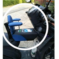 Jok Boncengan Anak Motor Matic dan Non matic/Manual model Sandaran & Sabuk Pengaman