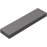 Classic Tiles Block Bulk, Dark Gray Tiles 1x4, Building Tiles Flat 100 Piece, Compatible with Lego P