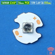 Led IR 10W 850nm InfraRed 4 Chips 3.6V 60D 3A Camera CCTV Night Flashlight Night Vision NV Camera Hu