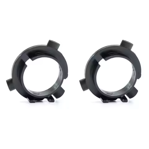 2x H7 HID LED Headlight Base Holder Bracket For Hyundai i30/i30 N i40 Kona Veloster Santa Fe Kia Cee