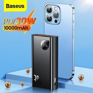 Baseus PD 30W 10000mAh Power Bank Portable Fast Charging External Battery Charger Mini 10000 mAh Powerbank For iPhone PoverBank