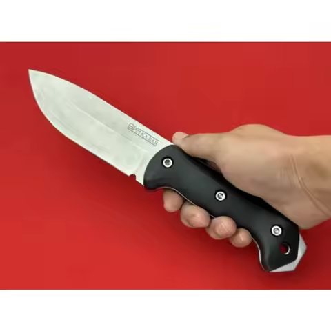 NEW Upgraded Version BK2 Knife Outdoor Camping Knife 8Cr13Mov Blade Nylon Fiber Handle EDC Survival 