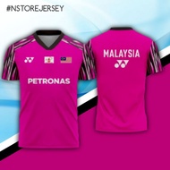 Clothes / T-Shirt / TSHIRT /T SHIRT BADMINTON MALAYSIA PETRONAS Germany YONEX  FREE NICKNAME
