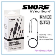 Shure RMCE LTG Lightning Cable Compatible with se earphone: se 215/ se 315/ se 4