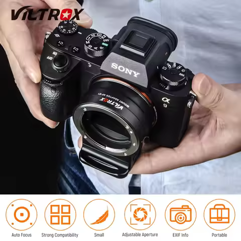 Viltrox NF-E1 Autofocus Adapter Ring for Nikon F lens to Sony E Series Cameras