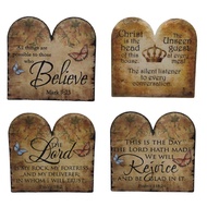 Ceramic Book Shaped Brown Color Series • Bible Verse • Christian Gift • Chosen Treasure