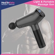 🇸🇬 Massage Fascial Gun - Ergonomic Design + 4 Stages + 30 Speed + 6 Massage Head: KetsIntense