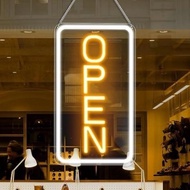 open营业中霓虹灯字母发光字商店咖啡店奶茶店广告灯招牌定制Neon lights with illuminated letters in open business20250719