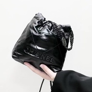 CHANEL soblack全黑22bag mini芯片款奶酷奶酷的24年票 🚁