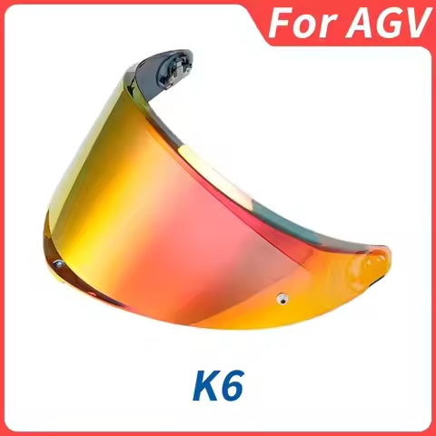 For AGV K6 Full Face Motercycle Helmet Visor Lens Capacete Helmet Accessories Multi Color Helmet Vis