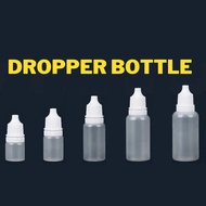 Precision Plastic Eye Dropper Bottles: 3ML, 5ML , 10ML , 15ML , 20ML , 30ML ,50ML , 100ML Leak-Proof