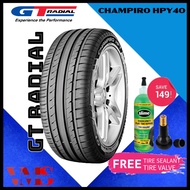 245/40R18 GT RADIAL CHAMPIRO HPY-40 TUBELESS TIRE FOR CARS WITH FREE TIRE SEALANT &amp; TIRE VALVE