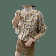 LO Clothes KOREAN KNITTED CARDIGAN OUTER SWEATHER KOREAN WOMEN'S SWEATER PREMIUM KNITTED MATERIAL