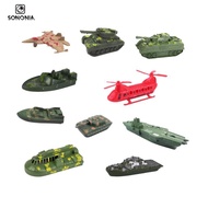 [SONONIA] 10Pcs Model Ship Model Toy Kit Gift Model Warships Ship Kit for Adults