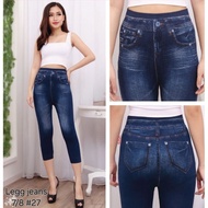 NEW FAVORITE WOMEN'S JEANS LEGGINGS 7/8 Legging Seluar Wanita Legging Woman