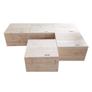HY-# Tatami Wooden Box Bed Storage Box Bedroom Deck Windows and Cabinets Bed Stitching Widened Solid Wood Storage Box 5H