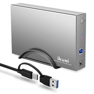 Hard Drive Enclosure 3.5" Aluminum USB 3.0 / USB C to SATA Hard Drive Dock Case for 3.5 inch Interna