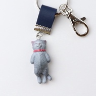 [Sleeping Cat] Key Ring Birthday Gift Exchange Gift Couple Pet Key Ring Key Ring Car Locomotive Key 