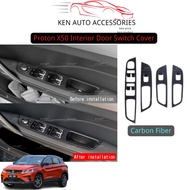 Proton X50 Interior Cover Door Switch Cover Carbon Fiber Look/ Interior Cover