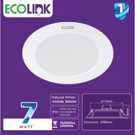 ECOLINK DOWNLIGHT 7W 6500K DAYLIGHT