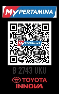 Cetak Kartu QR Code Pertamina UV Printed My Pertamina Custom Suka Suka