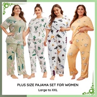 PLUS SIZE: Terno Pajama Sleepwear for Women (LARGE TO XXL) - STACY