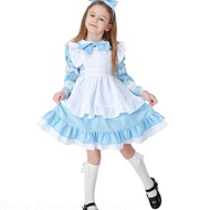 Alice In Wonderland Costume Cosplay Toddler Haloween Girl Costume