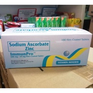 ♞,♘,♙100 tablets ImmunPro Sodium Ascorbate Zinc