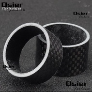 OSIER Headset Fork Spacers, Black Aluminium&amp;Carbon Fiber Bicycle Fork Spacers,  Road Bike Parts MTB Road Bike