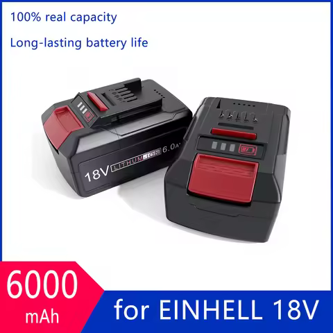 18V 6000mAh Li-Ion Rechargeable Battery for EINHELL All PXC Power Tools Garden Machines PXBP-600 PXB