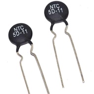 (10pcs) In-Line NTC Thermistor 10D-5/7/9/11/13/15/20 Negative Temperature Coefficient 10D-11 22D-7
