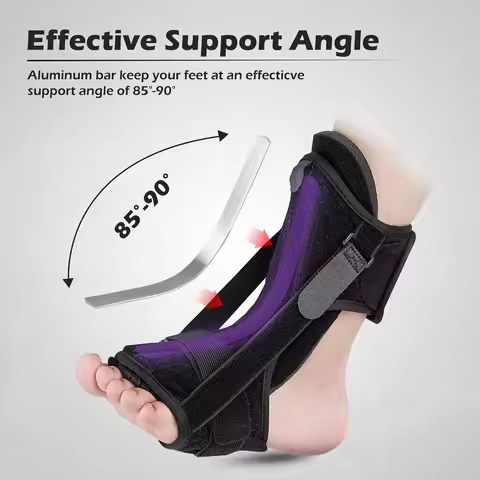 Plantar Fasciitis Night Splint Adjustable Foot Drop Orthotic Brace Plantar Fasciitis & Achilles Tend